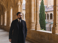 Unamuno en el Convento de San Esteban (imagen generada por IA: Chat GPT)